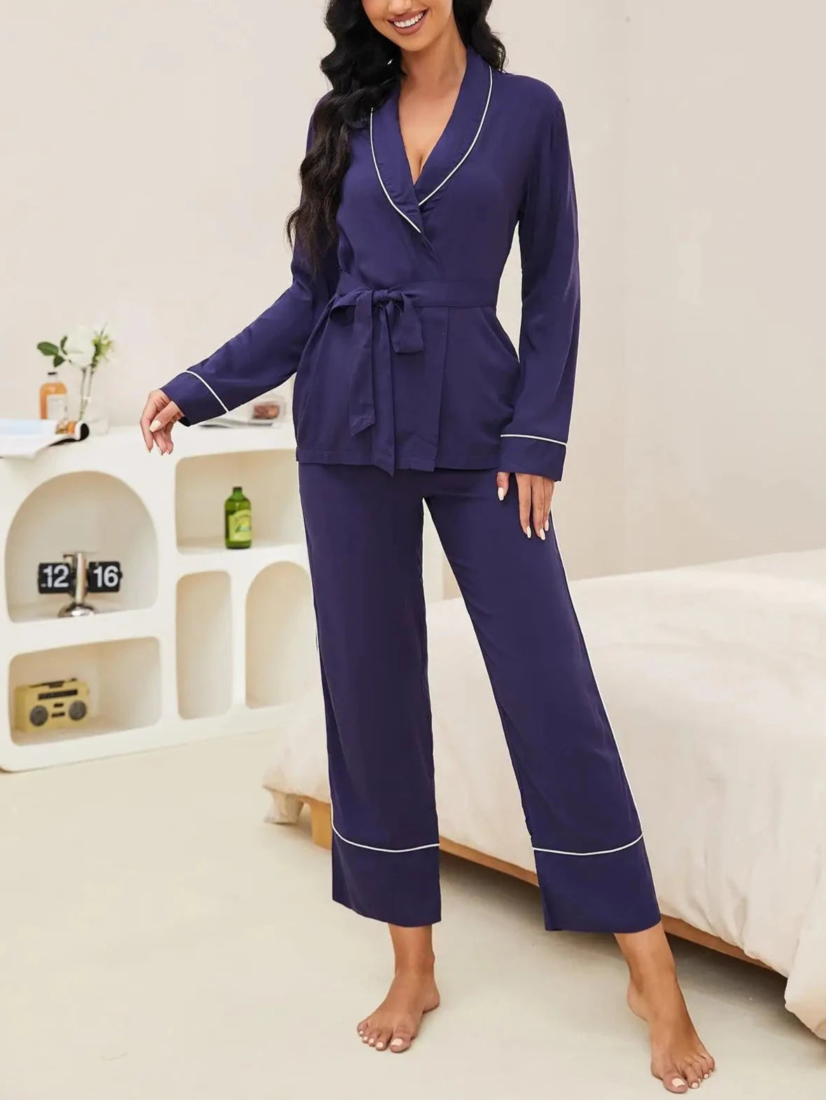 Long Sleeves Sleepwear